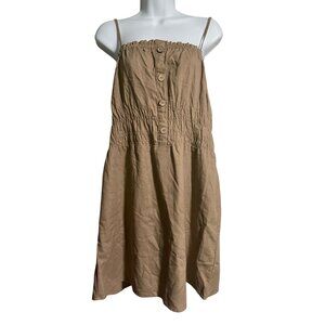 Ci Sono Womens Mocha Sleeveless Dress Size Small Summer Sundress Boho Coastal